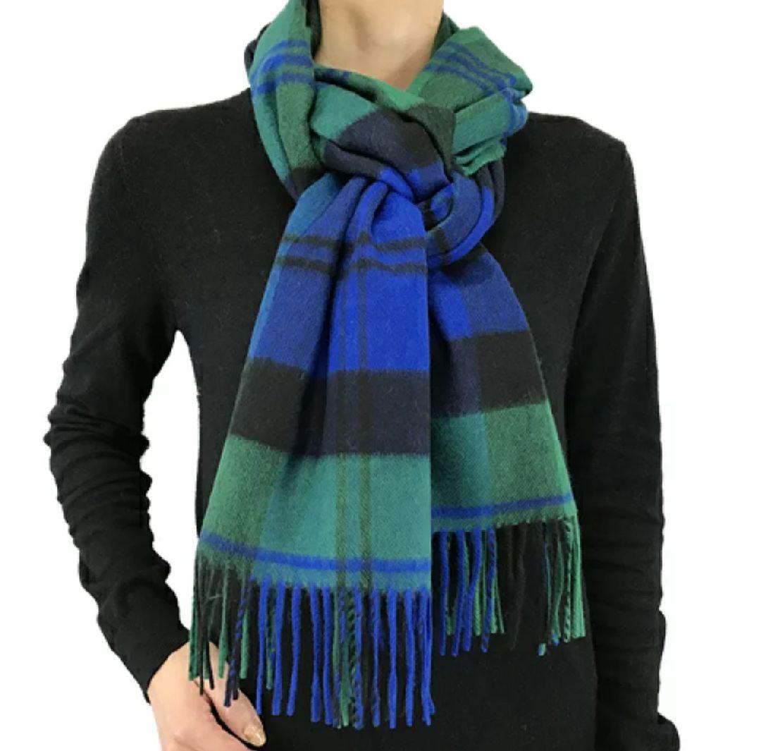 【美品】Johnstonsジョンストンズオブエルガンカシミヤ100%ストール