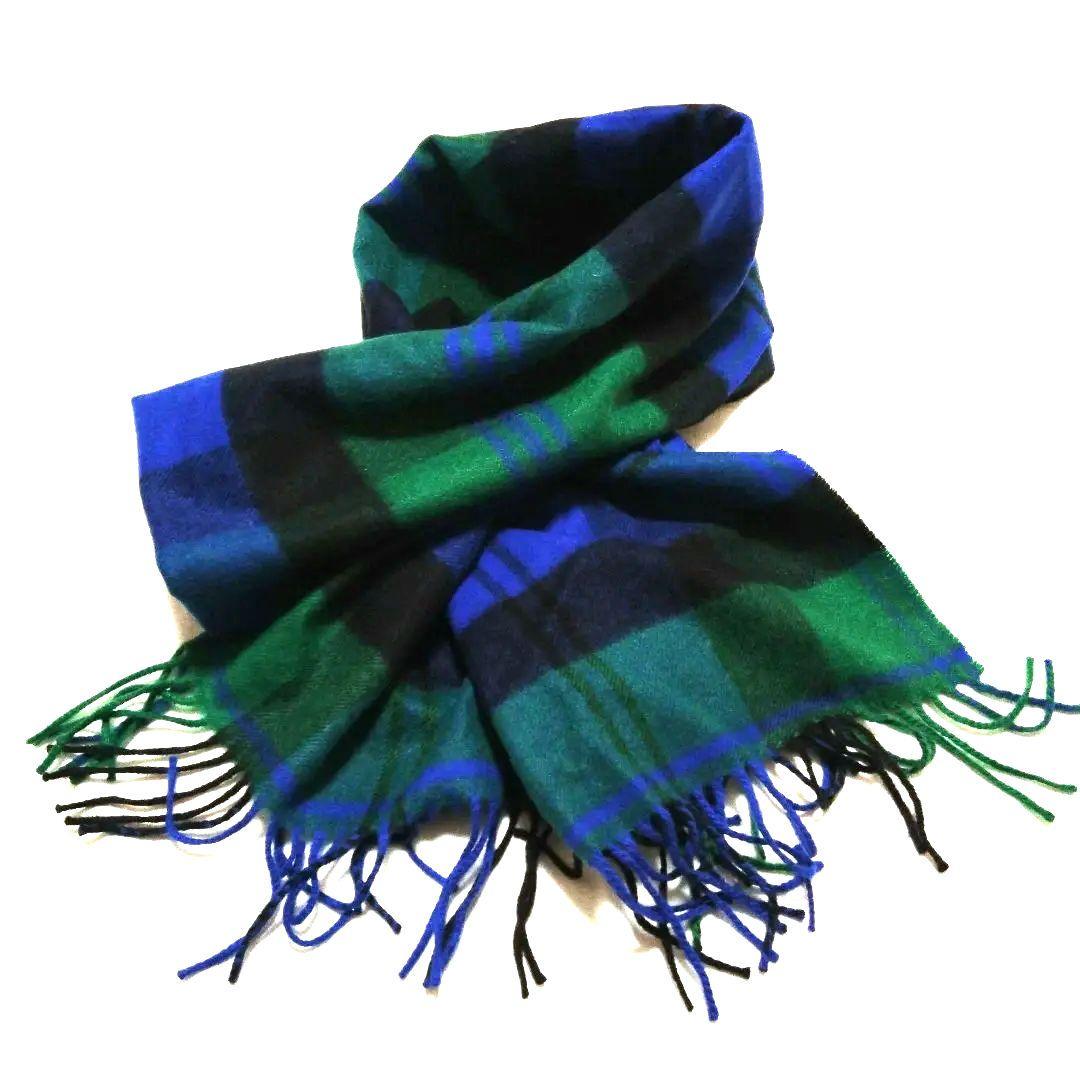 【美品】Johnstonsジョンストンズオブエルガンカシミヤ100%ストール