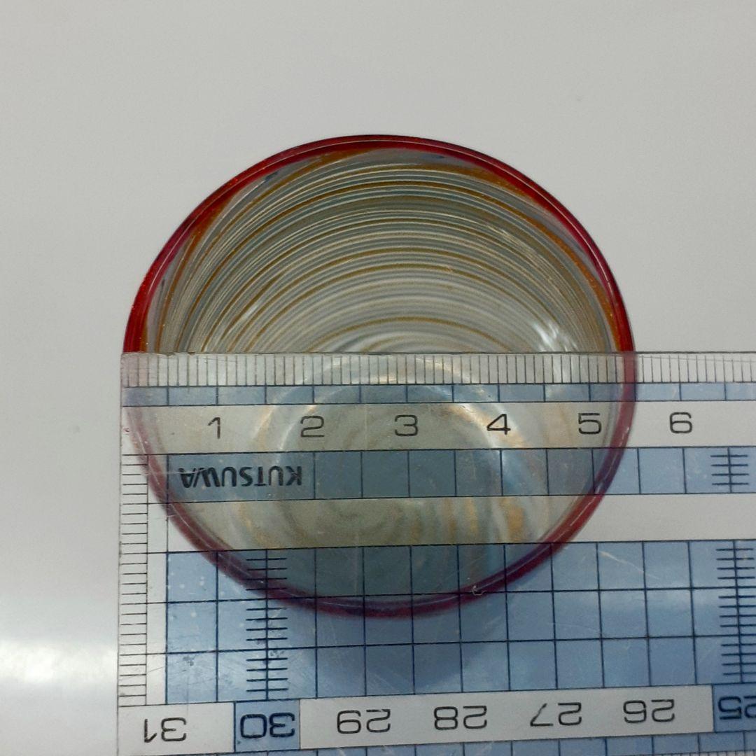 MURANO ムラノ 金彩 水色 ライン グラス