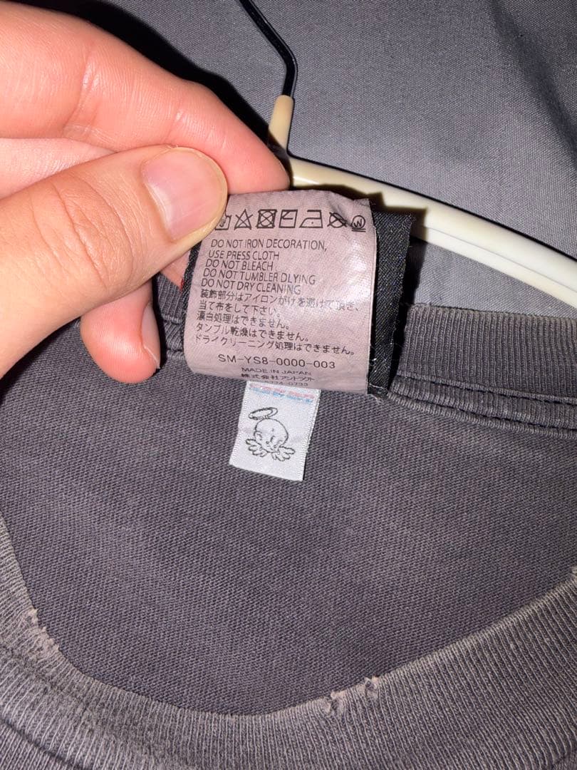 【正規品】SAINT MICHAEL / SS TEE SM6 BLACK