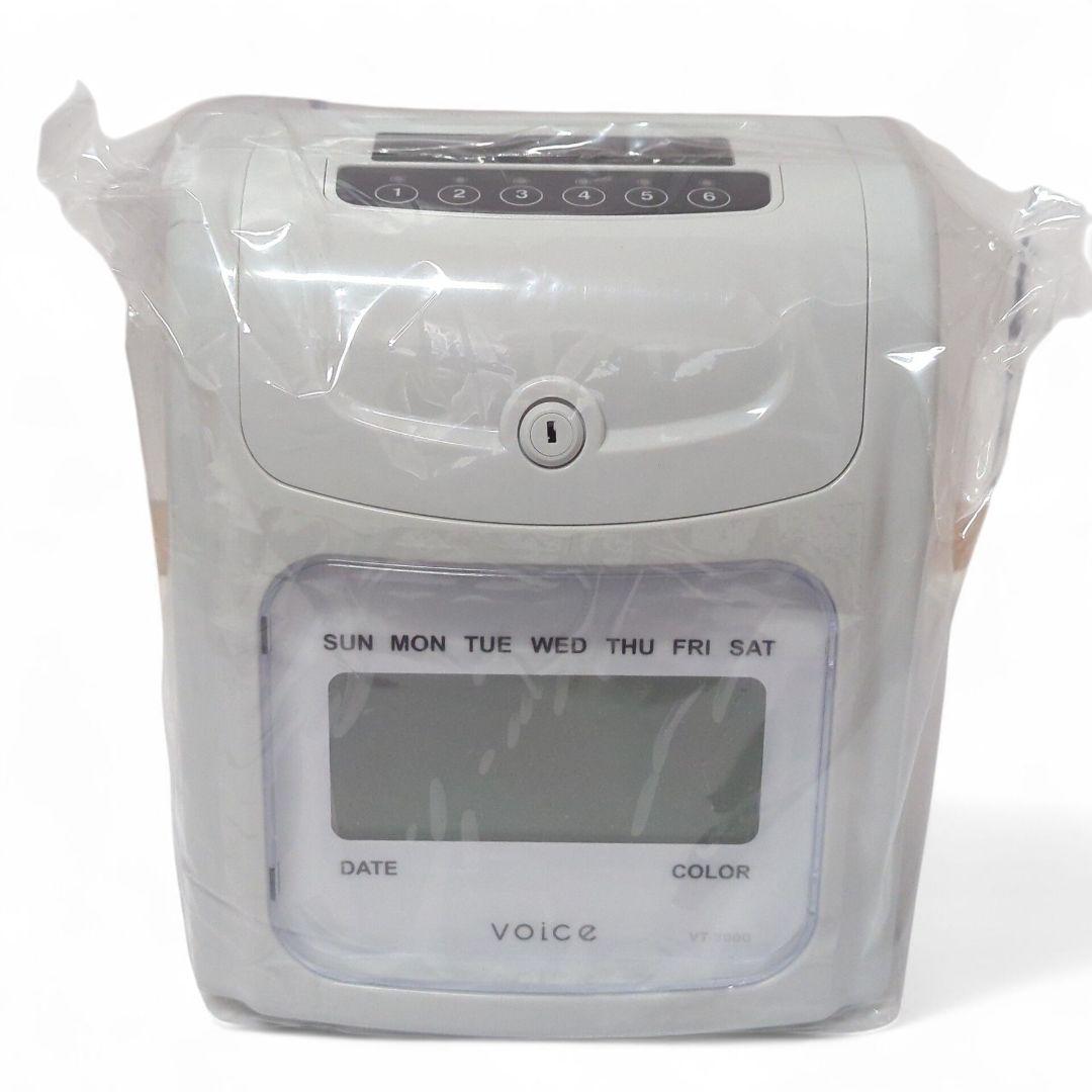 VOICE 自動集計機能付きタイムレコーダー VT-2000 タイムカード付