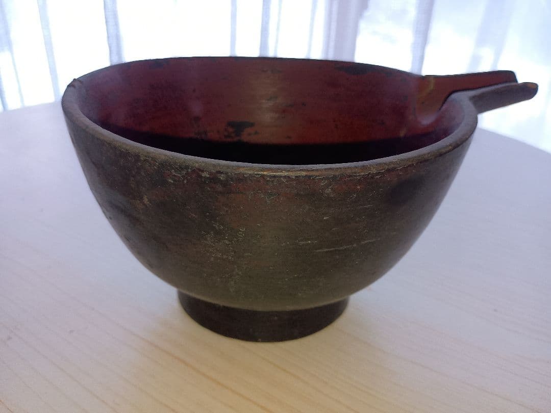 浄法寺塗り　片口　江戸期