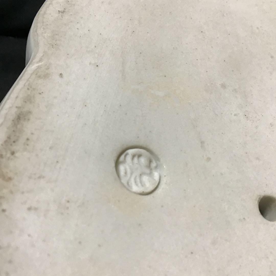 昭和レトロ　陶器　焼き物　眠り猫　眠りネコ　2匹　縁起物　置物