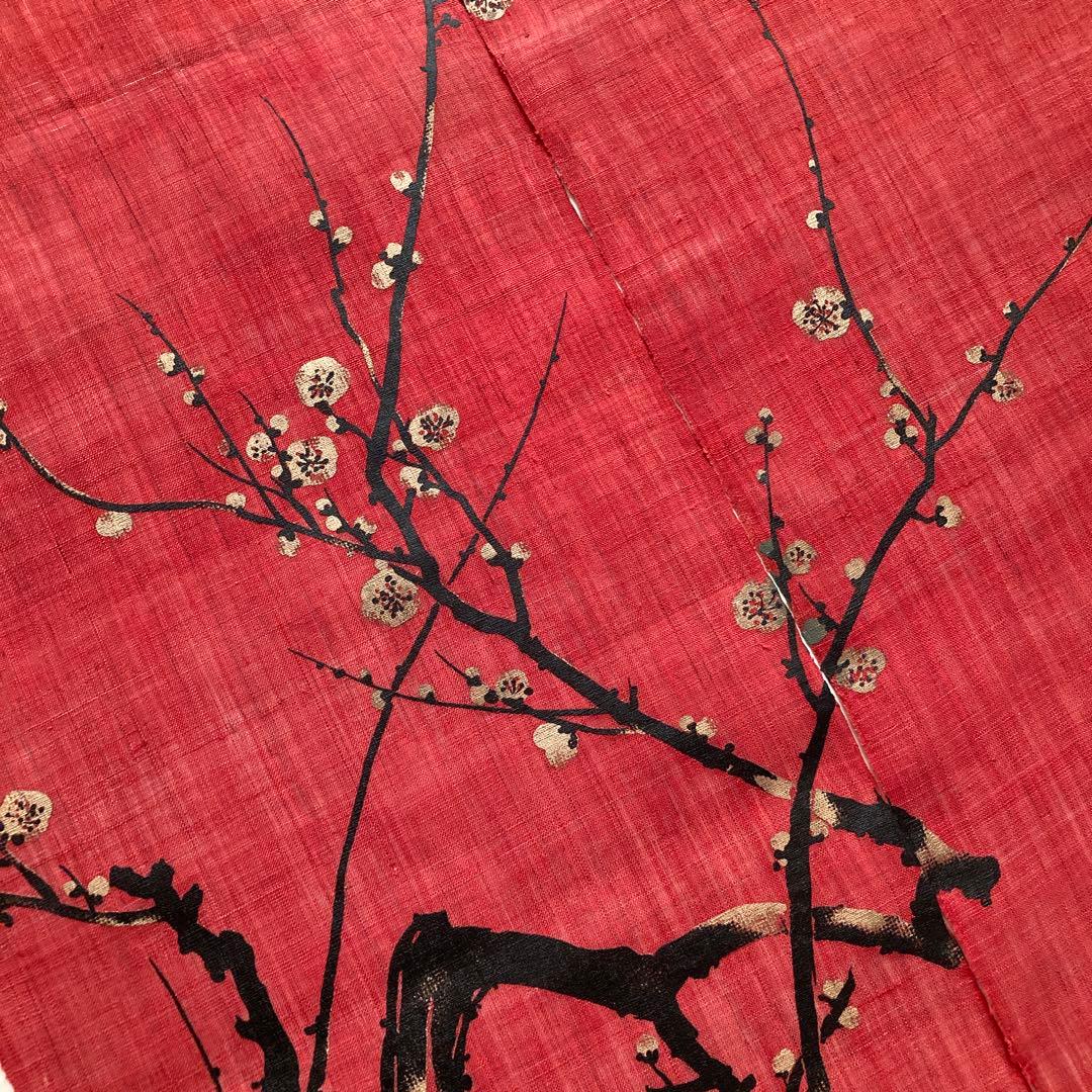 京都　万葉舎 のれん　梅