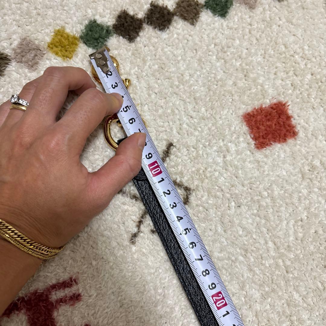 正規品　GUCCI ブラック レザー リード　Sサイズ