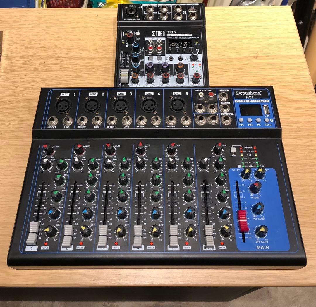 オーディオミキサー　アナログミキサー　4台セット　ジャンク