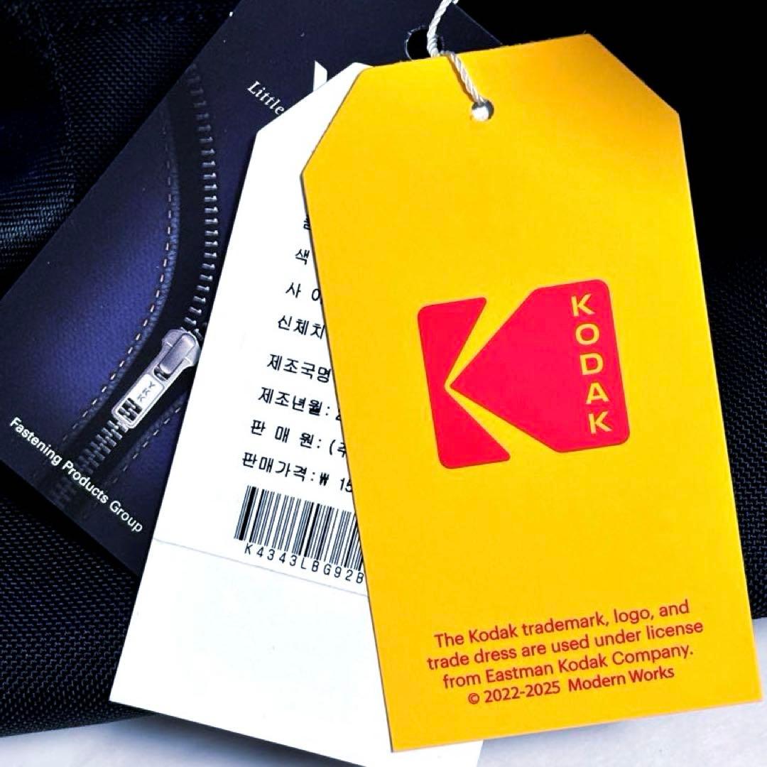 【新品未使用】KODAKアパレル ミディアムボストンバッグ 黒