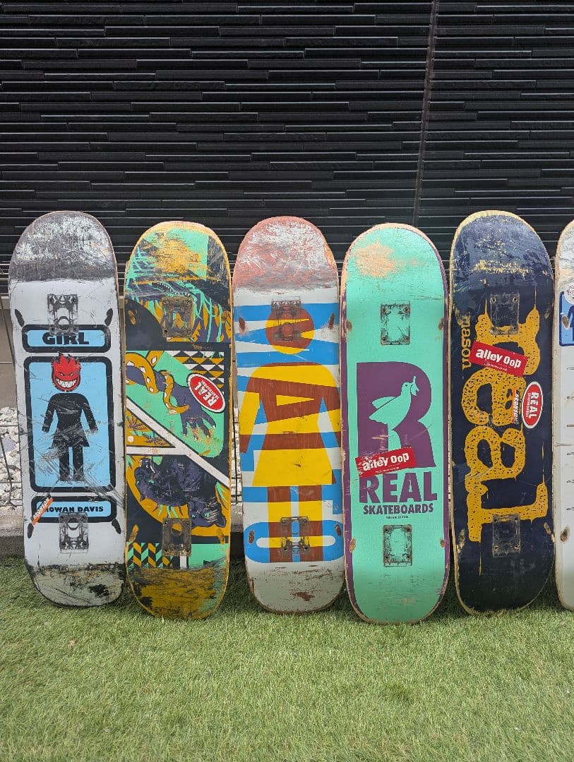 スケートボード廃デッキセット 10枚