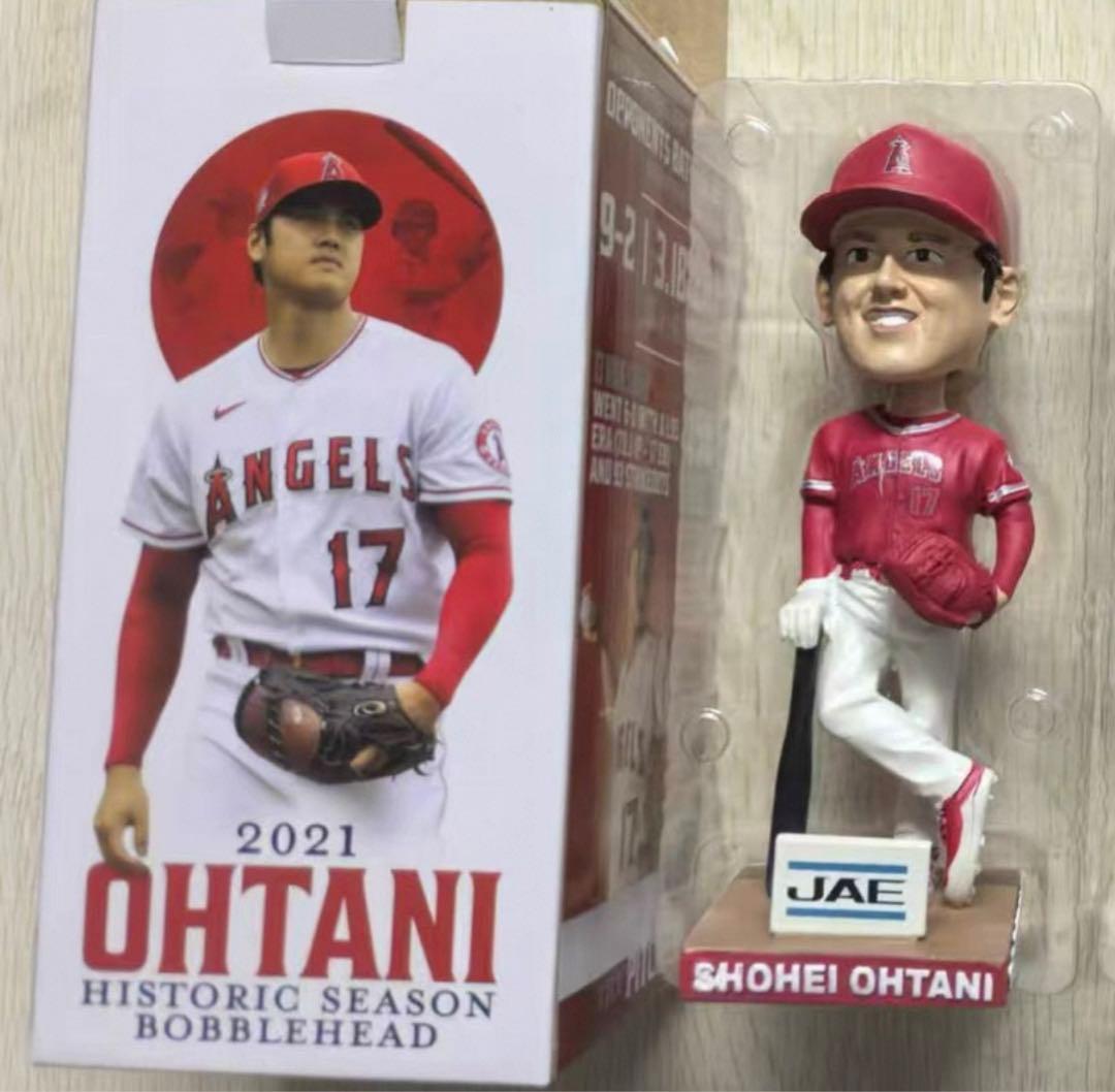 て*つ様 ⭕球場配布品⭕大谷翔平 2021年MVP最優秀選手賞記念 ボブルヘッド