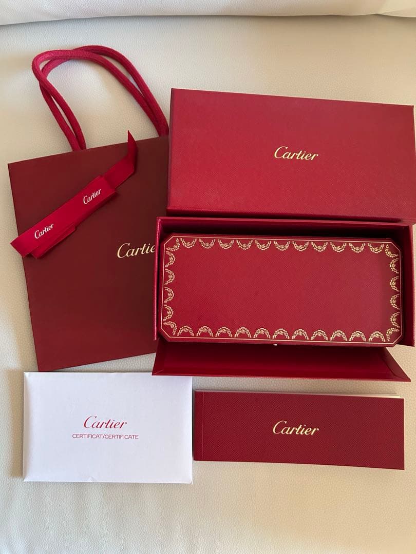 カルティエ　18金　プラチナ　ボールペン