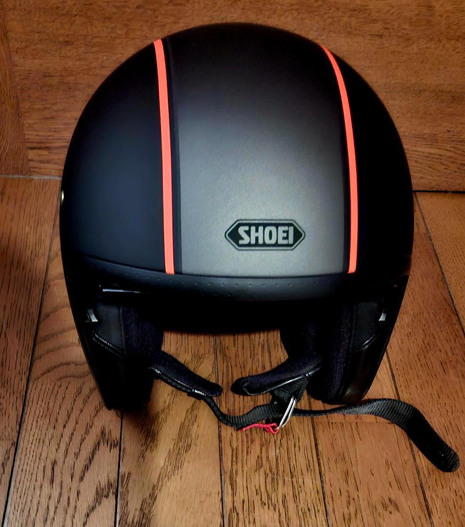 SHOEI　J.Oヘルメット マットブラック/オレンジライン