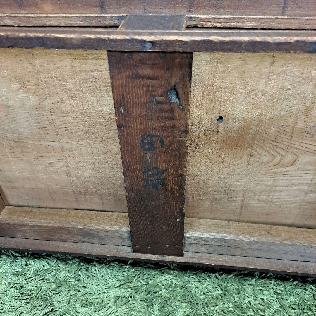 昭和レトロ　ヴィンテージ　木製　文机　飾り台　天板一枚板　ろくろ脚