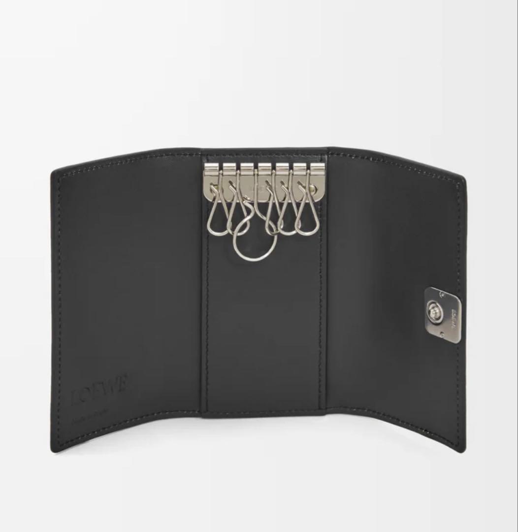 LOEWE アナグラム キーケース ペブルグレインカーフ 確実正規品 ロエベ