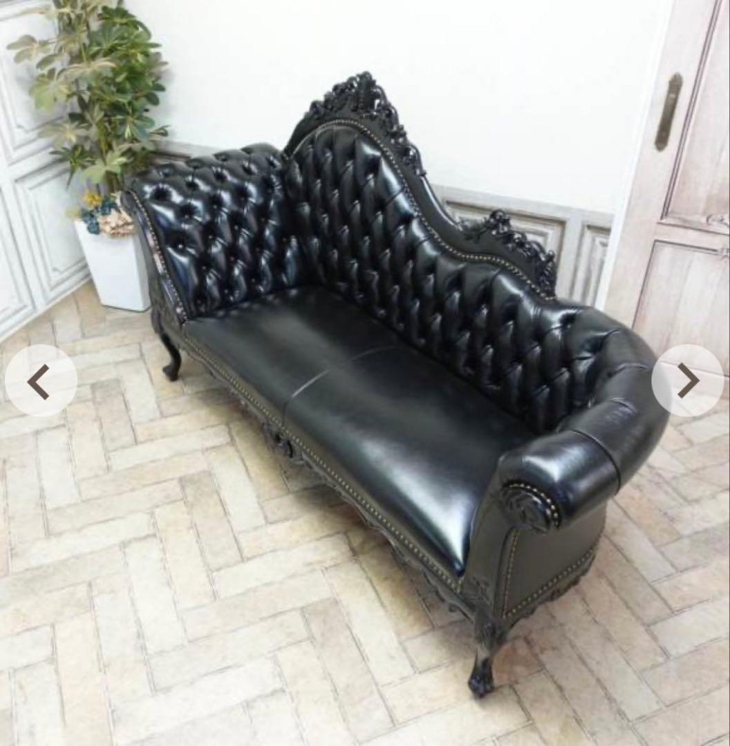 ロココ調　アンティークソファ　猫脚　ゴシック