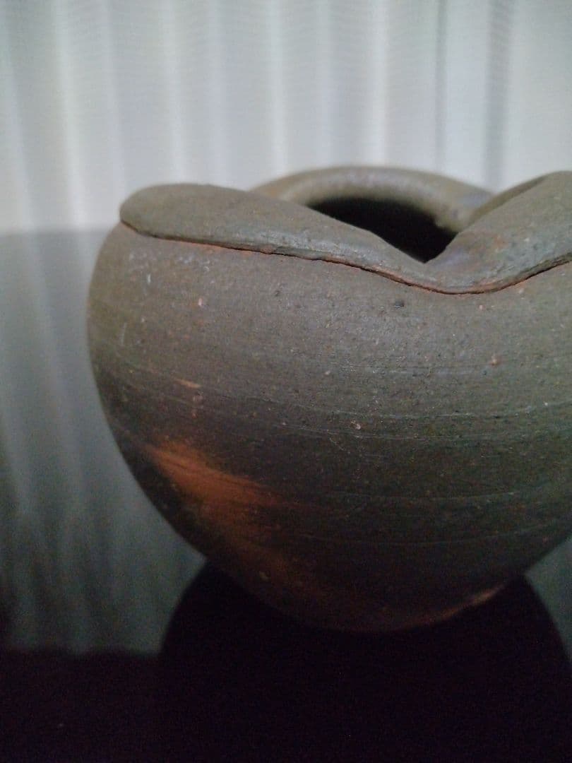 【備前焼 灰皿】人間国宝 藤原 啓 ( 送料無料！)