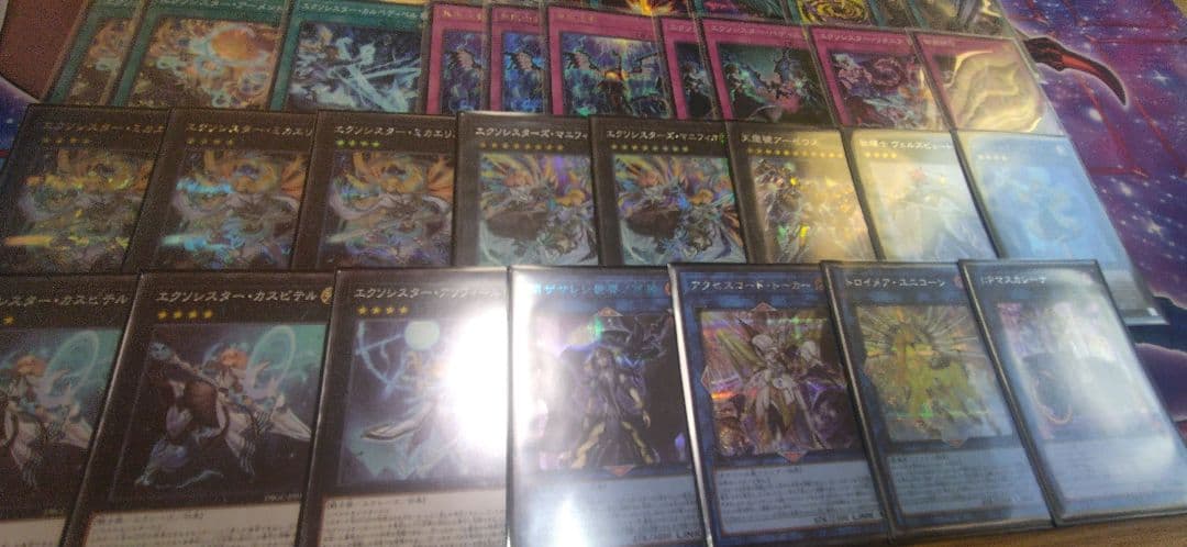 遊戯王　エクソシスター　ガチ構築　高レアリティ　スリーブ付き