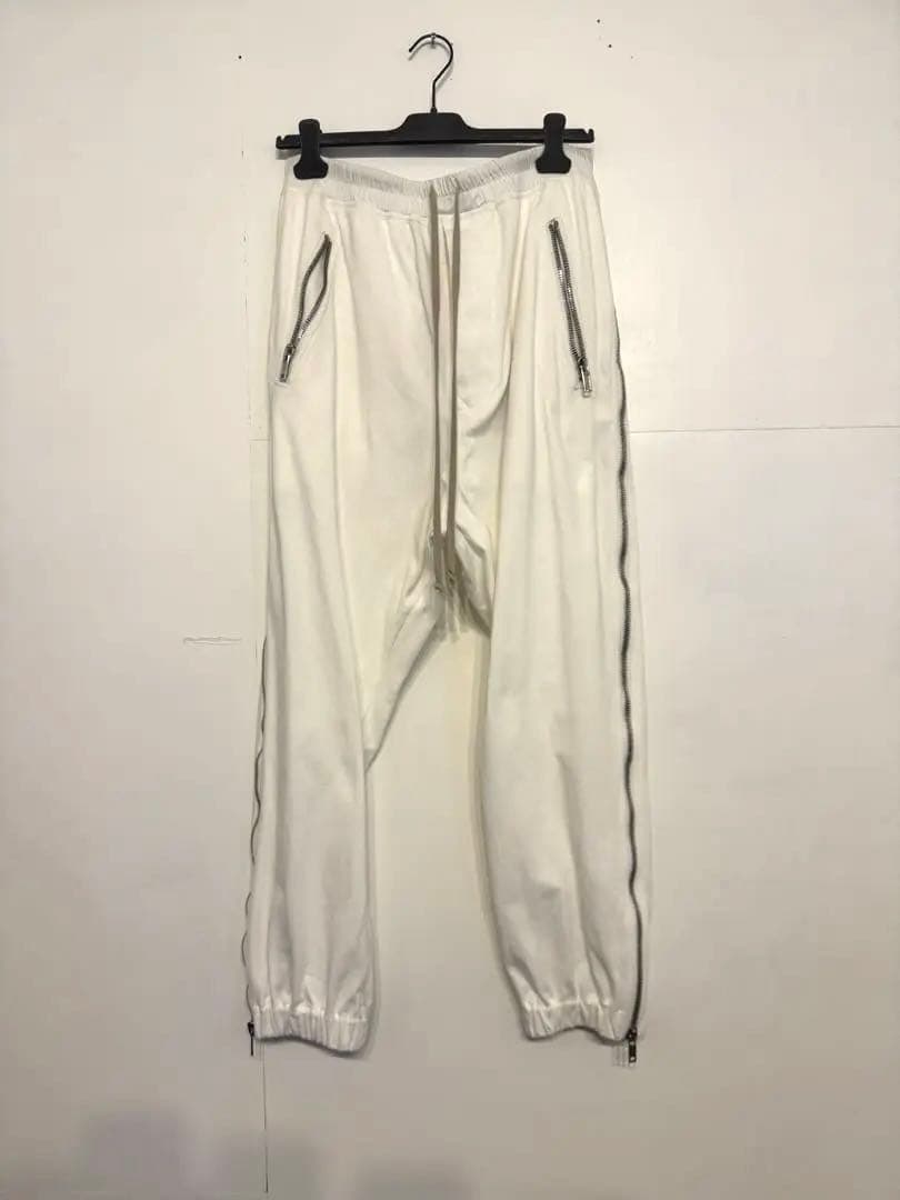 rick owens サイドジップ トラックパンツ