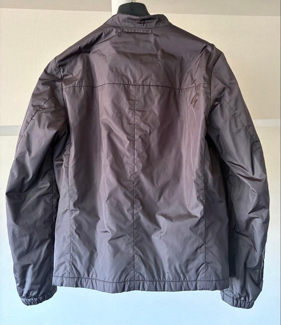 PRADA プラダ インナー付きナイロンアウター グレー サイズ44 メンズ