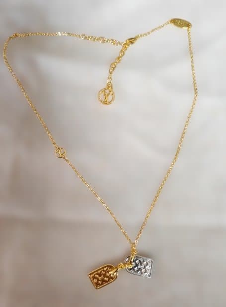 美品 ルイヴィトン ネックレス・ナノグラム_GLD メッキ GLD レディース