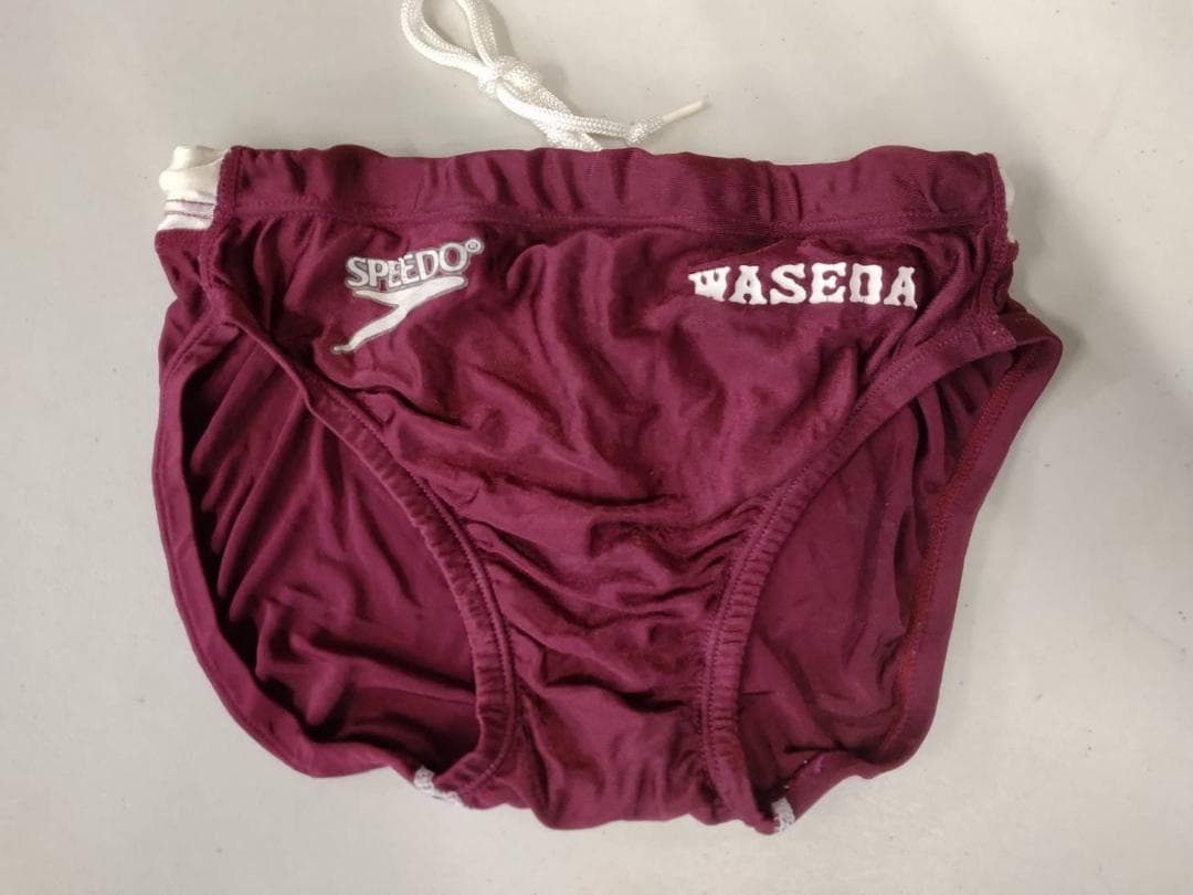 【I955】speedo　スピード　メンズ競泳水着　Mサイズ　waseda