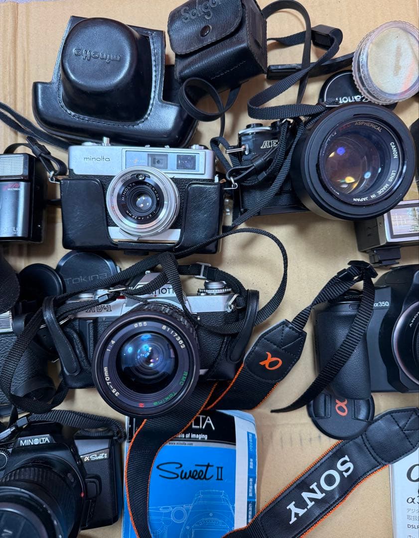 フィルムカメラセット Sony Minolta Konica