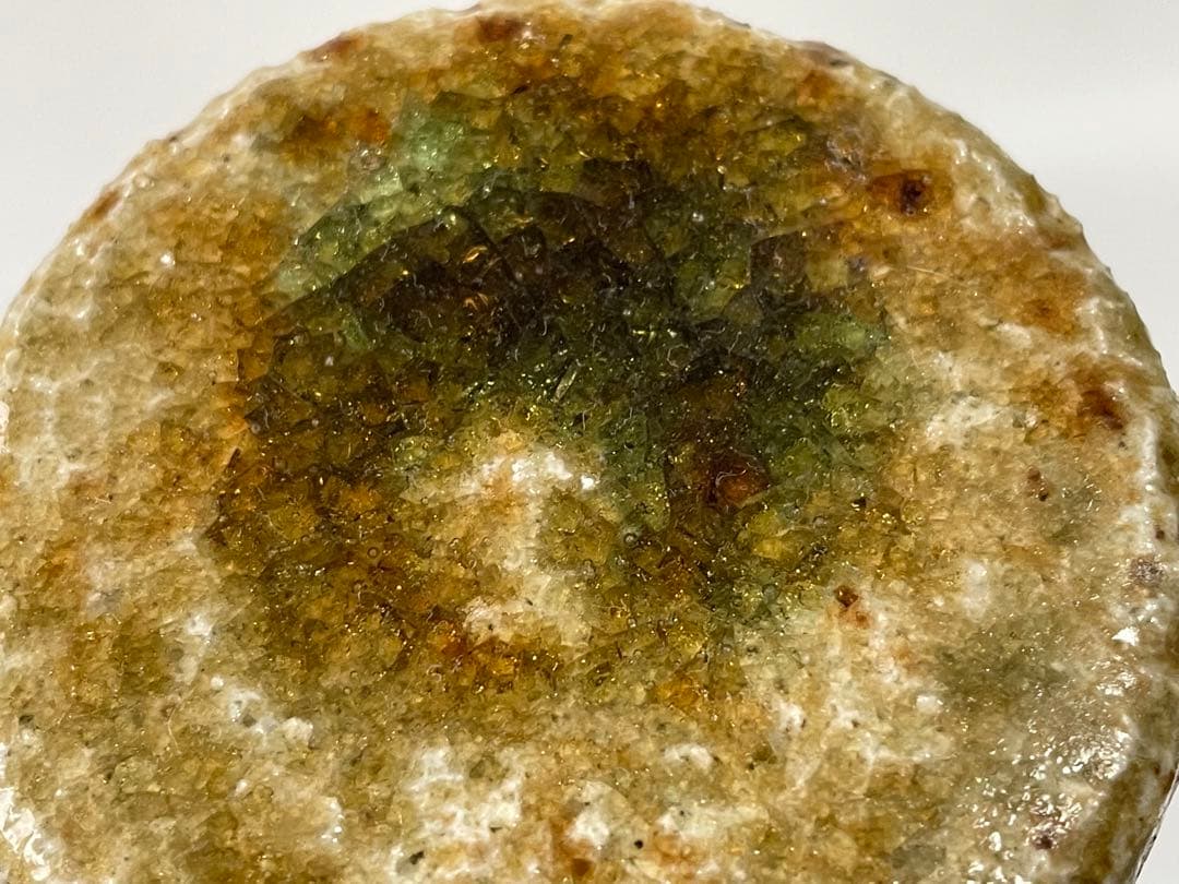 陶芸家　作家物　辻清明　信楽　自然釉　香合　合子　箱なし