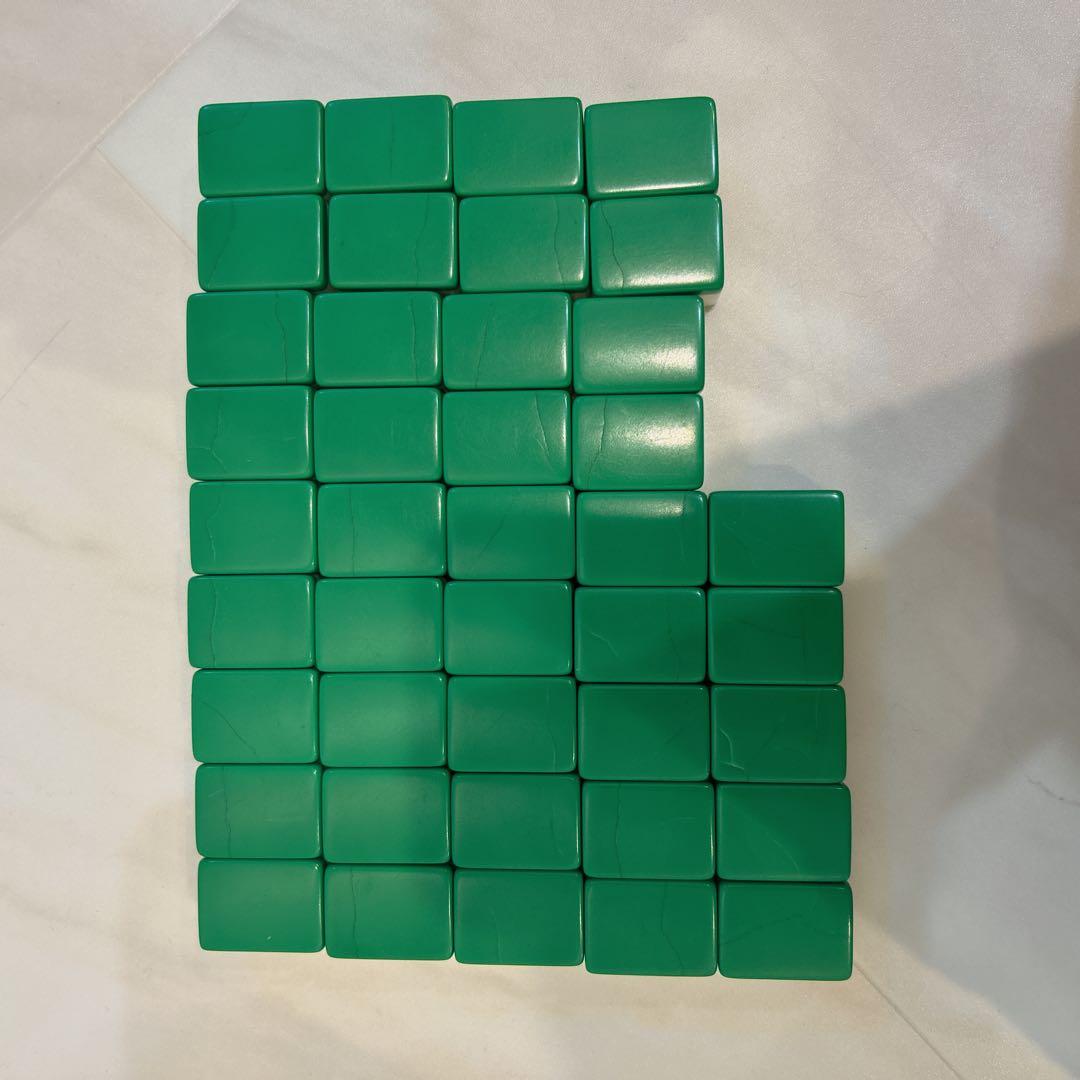 日本麻雀協会認定 麻雀牌 木箱入り レトロ ビンテージ ヒビあり