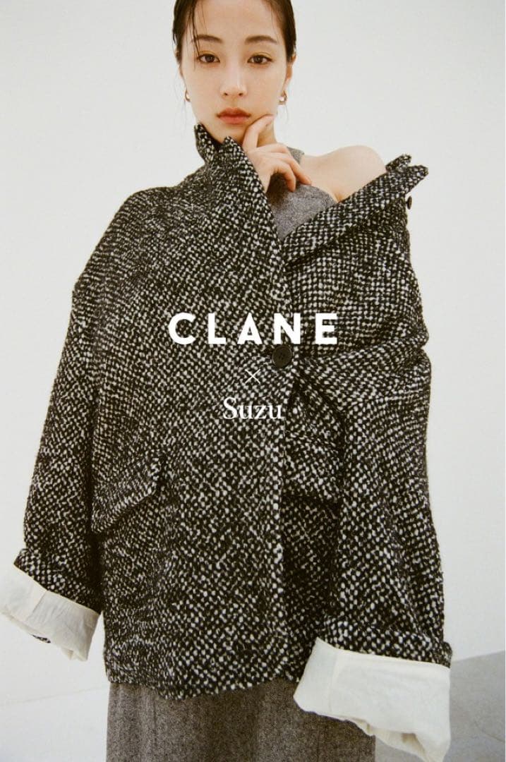 【新品】SuzuHirose×CLANE MIX COLOR OVER COAT