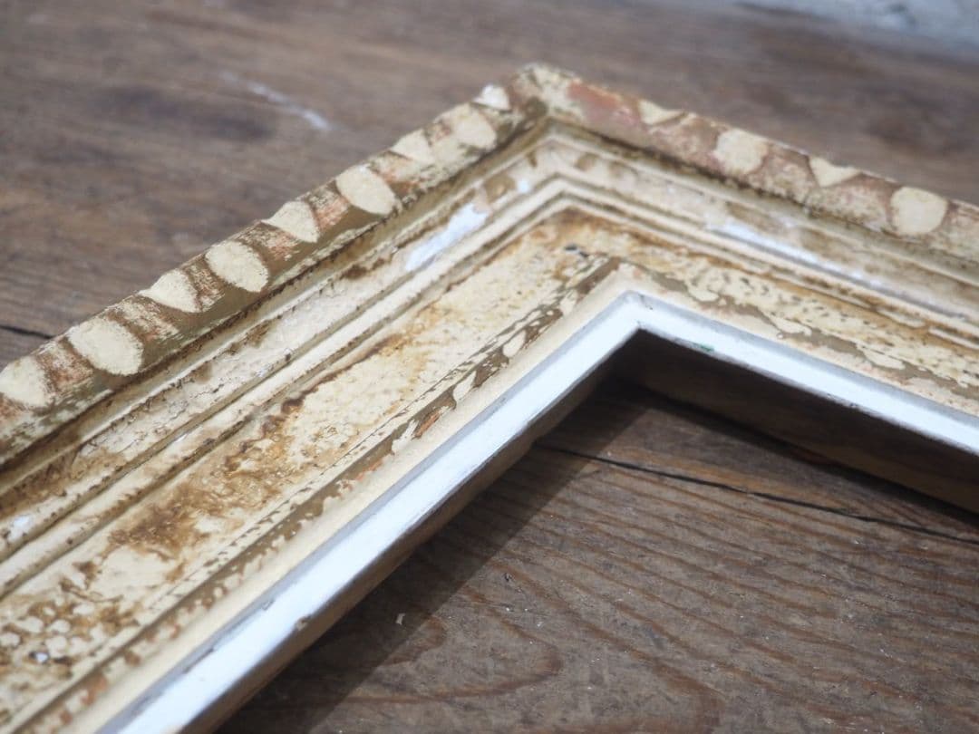 1247 レトロな額縁　F15　アートフレーム　油彩　水彩　画材　ビンテージ