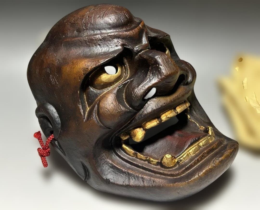 津田清峯 伝統面　能面 石橋 獅子口　連獅子　猿飛出　鬼面　泥虎 神楽面