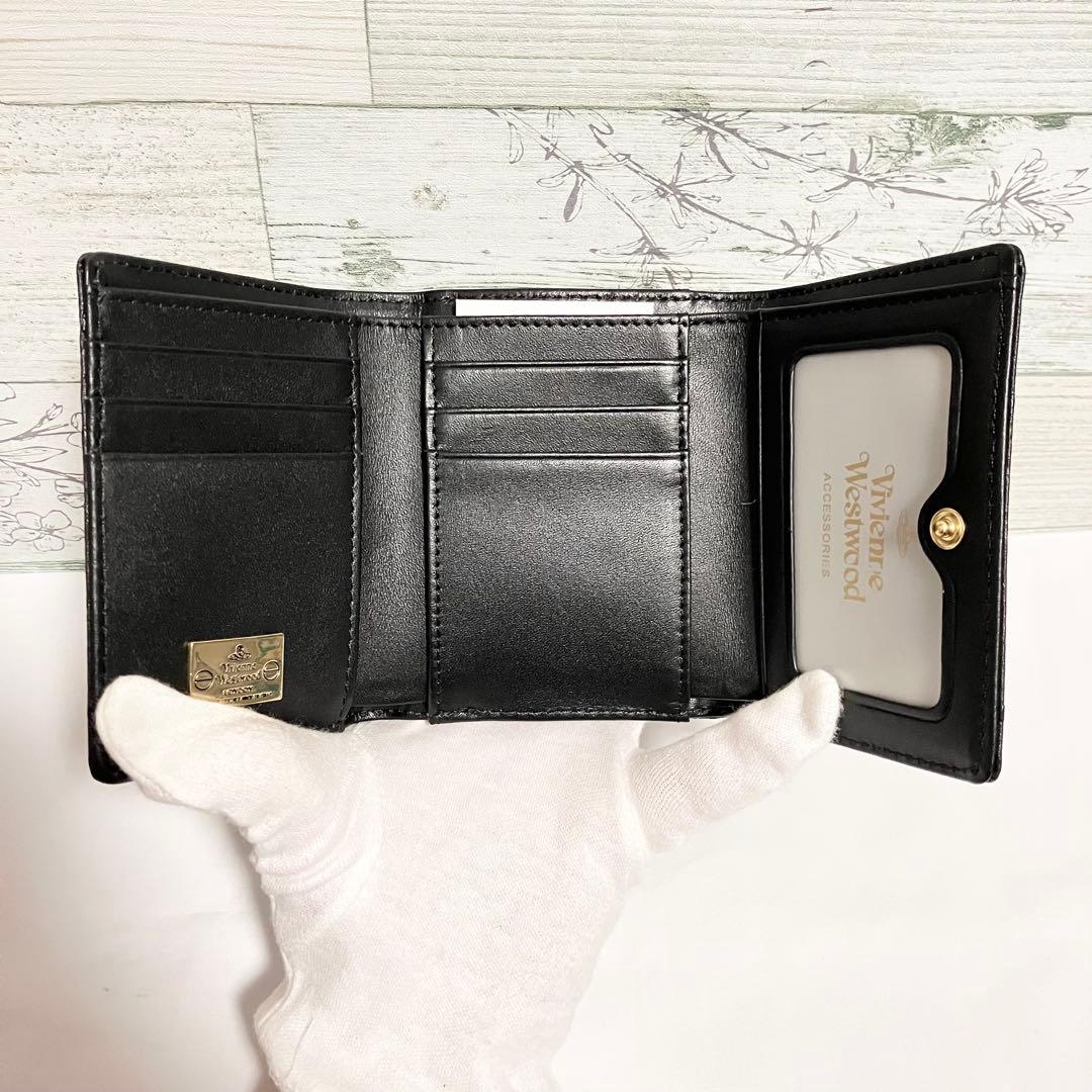 【値下交渉可能】Vivienne Westwood 三つ折り財布 ブラック