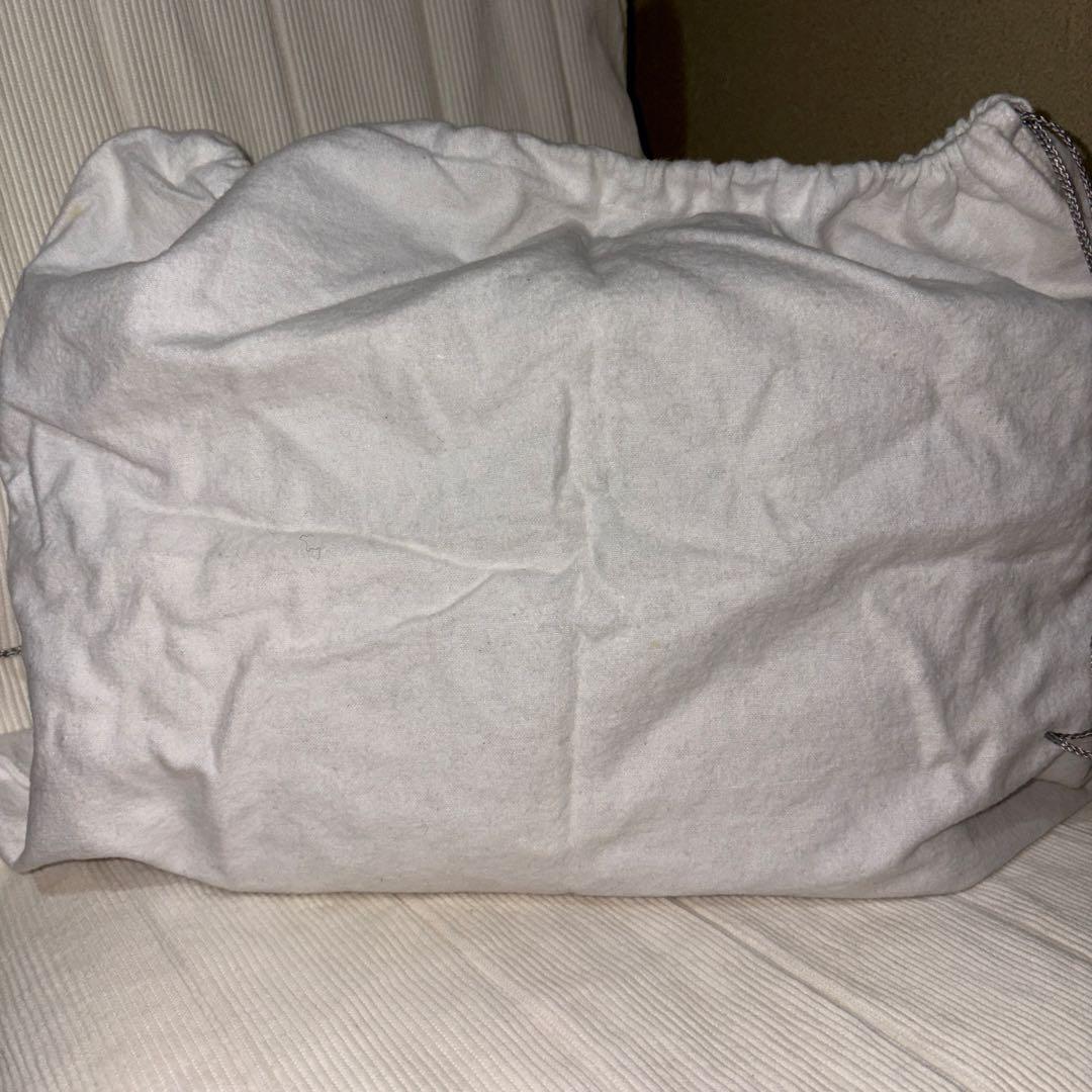 FURLA ベージュグレー レザー ショルダーバッグ