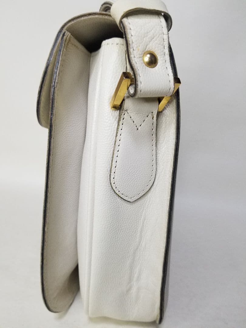 YSL イヴサンローラン レザー フラップ ワン ショルダーバッグ ２WAY