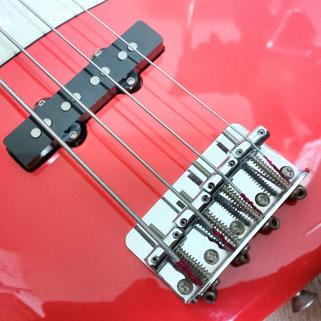 Vintage　ジャズベースタイプ　エレキベース　オレンジ色