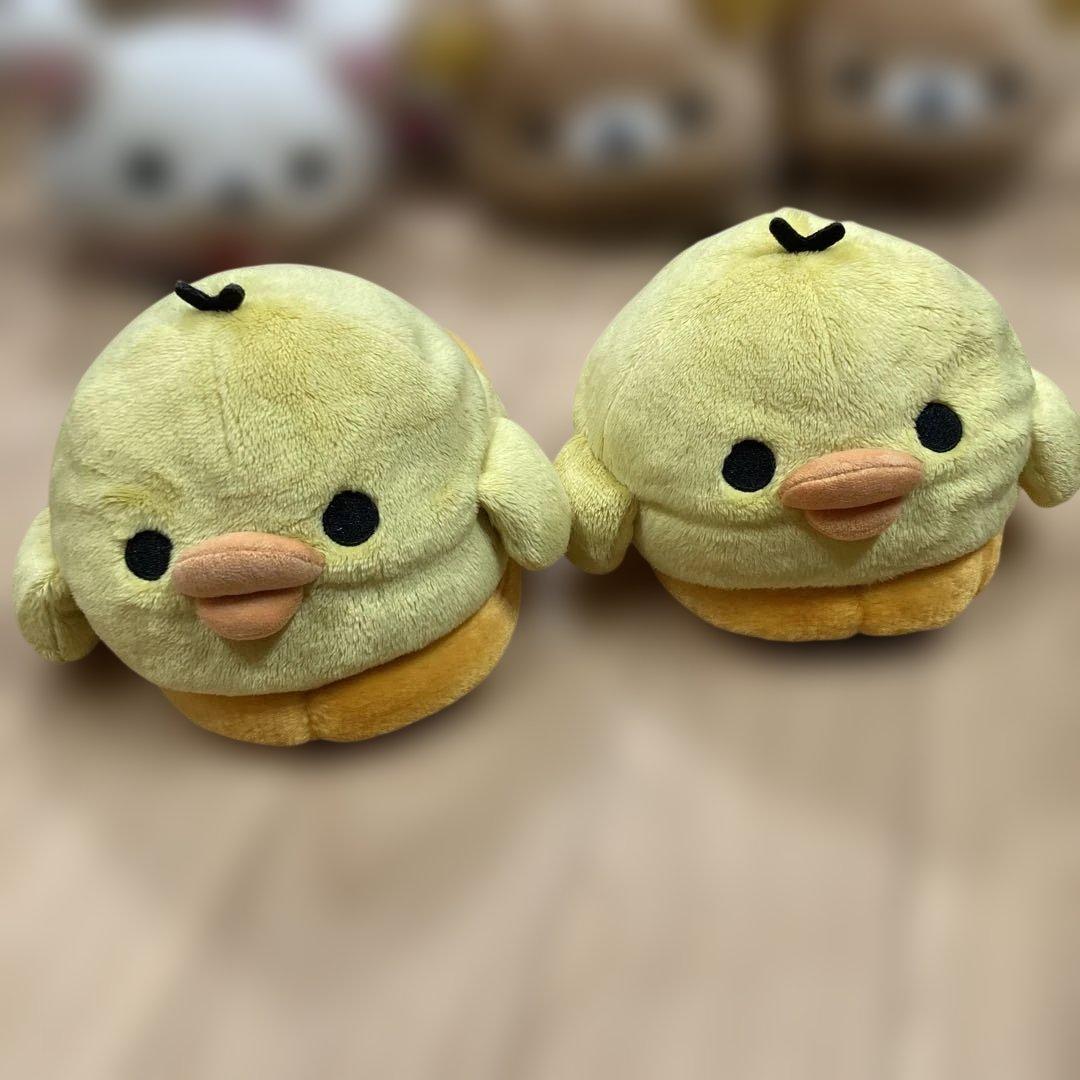 リラックマ　コリラックマ　キイロイトリ　スリッパ　ぬいぐるみ　2014 レア