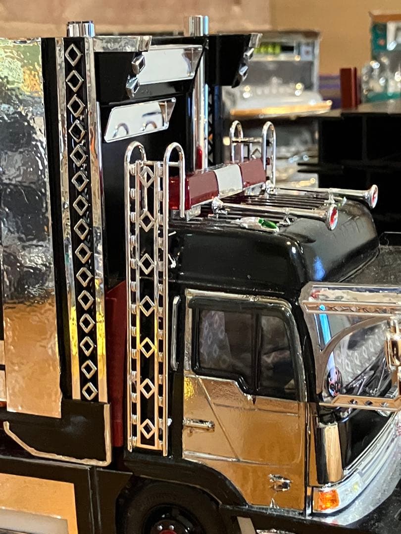 デコトラ、プロフィア、デカ箱、ダンプ、1／32、完成品