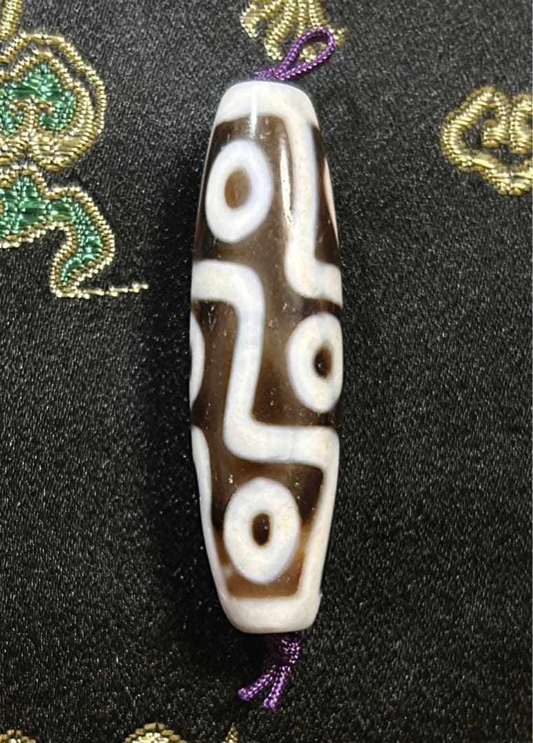 九眼天珠　ハンドメイド品／送料込　匿名発送／チベット　天珠　お守り