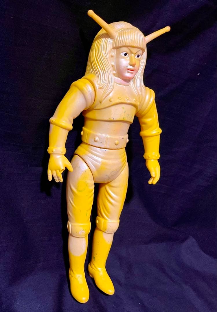 当時物 マグマ大使 ソフビ人形 ブルマァク希少品マルサンM1号ジャイアントサイズ