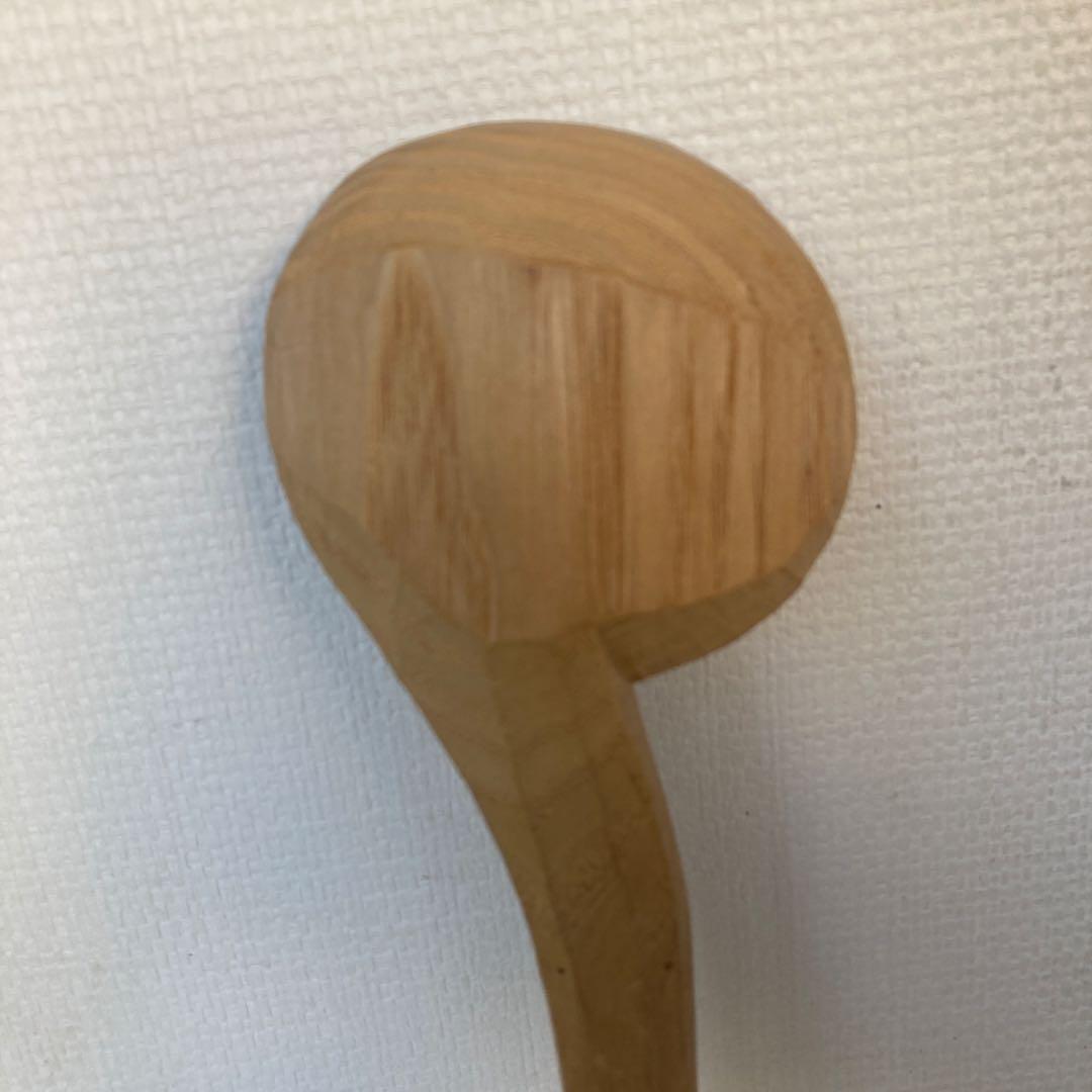 希少品　新子薫　栗の木杓子　のし杓子　奈良大塔坪杓子　くるみの木　三谷龍二