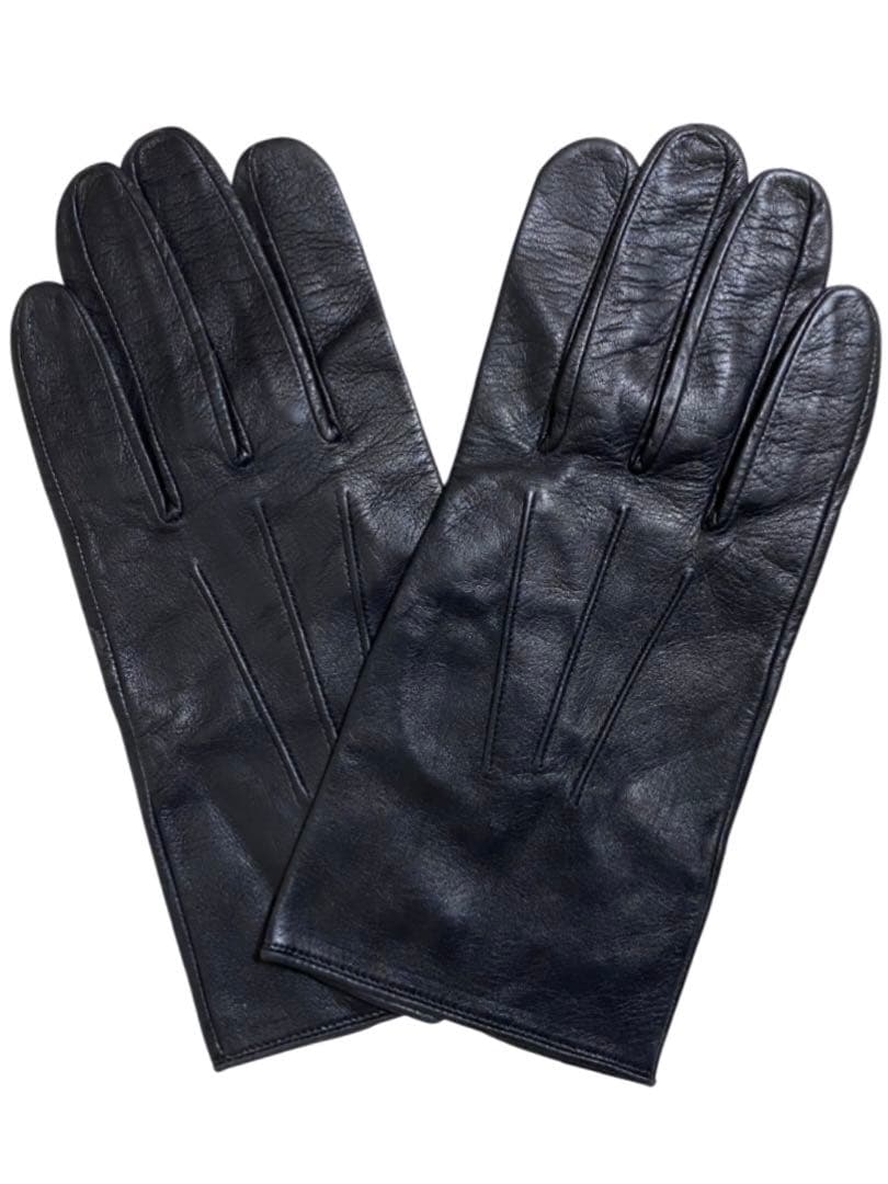 ヨウジヤマモトオム 05AW レザー手袋 ロゴ刻印 ルイスレザー VANSON