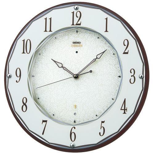 24）訳あり品　セイコー　 高級エンブレム 電波掛け時計