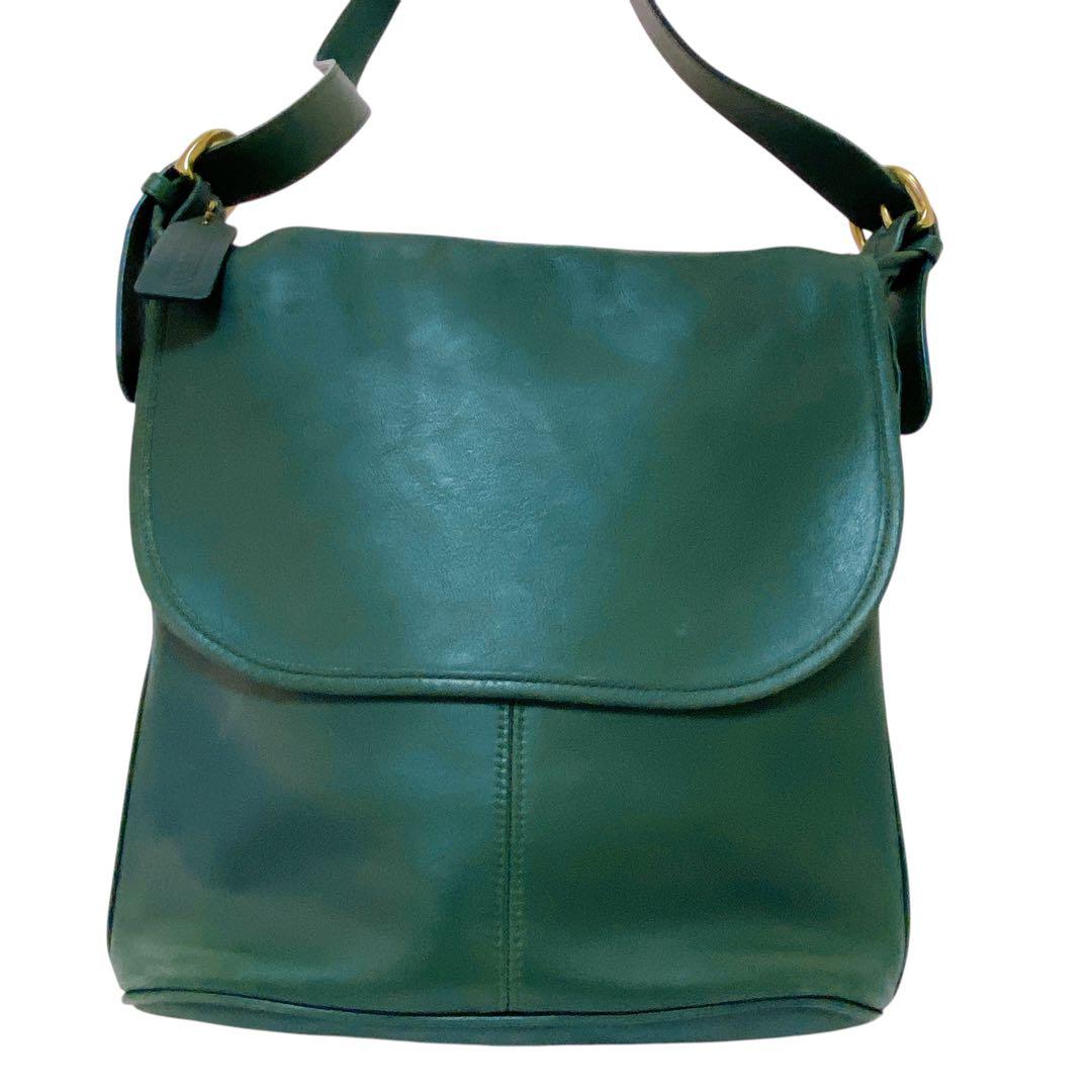 バッグ Vintage Coach Shoulder Bag 4115 Green