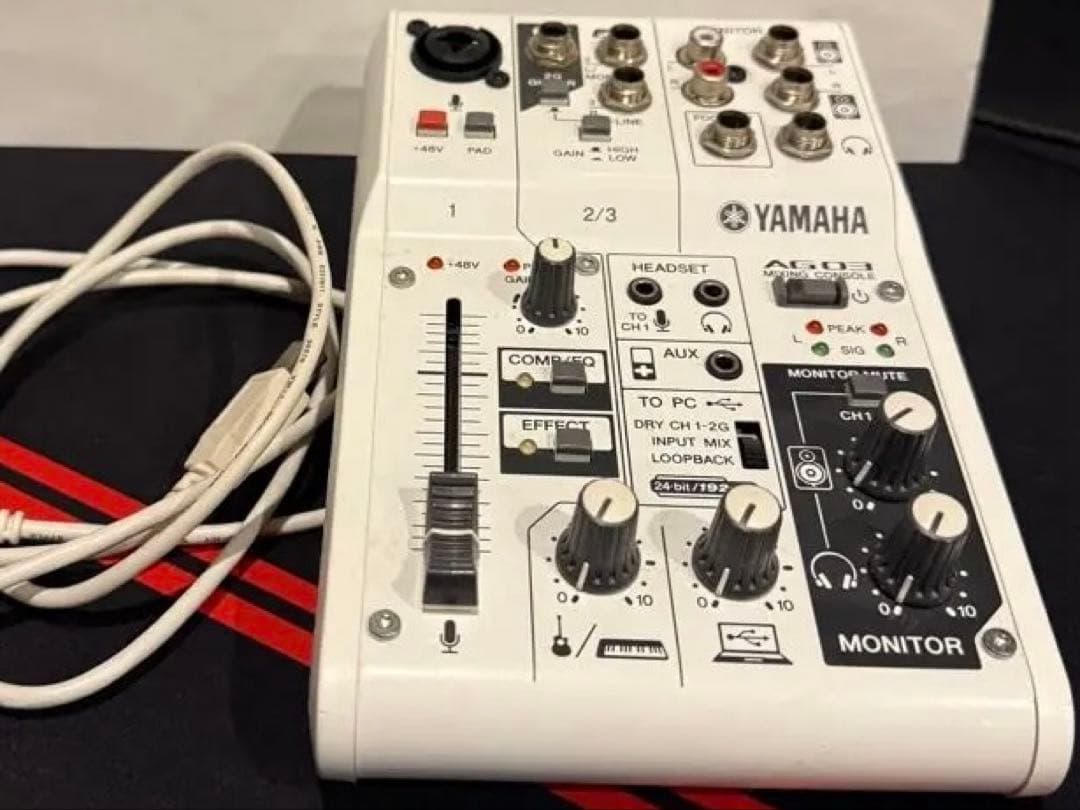 YAMAHA AG03 オーディオインターフェイス　箱なし　本体　ケーブル
