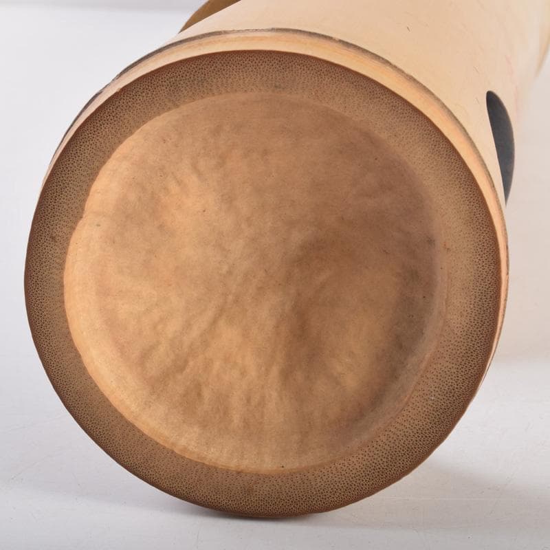 茶道具　竹花入　花筒　銘「萬歳」　在銘　極め箱　C　8328