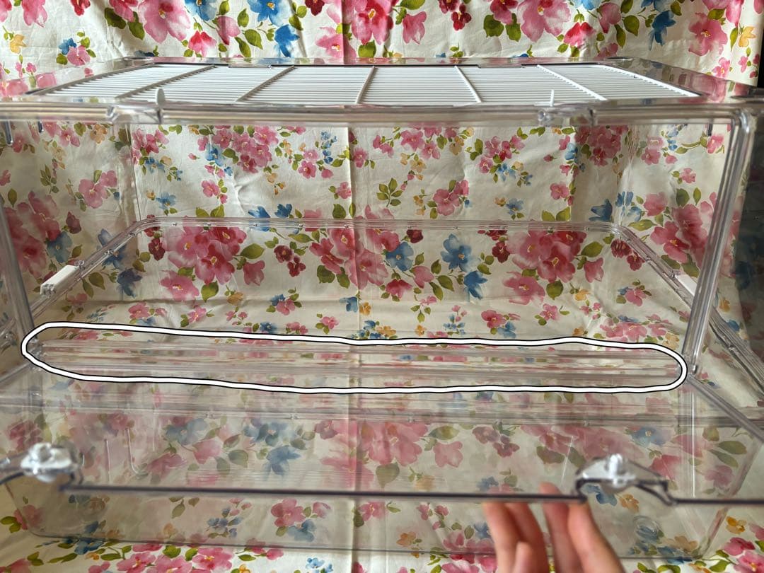 Ruexue ハムスターケージ　小動物ゲージ　75x47x43cm