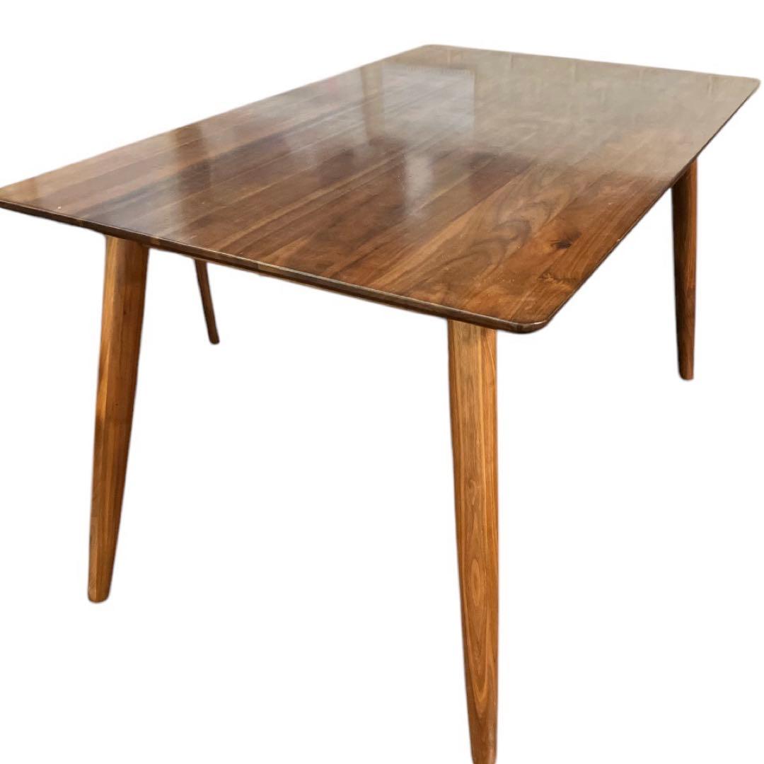 ダークブラウン 木製 ダイニングテーブル