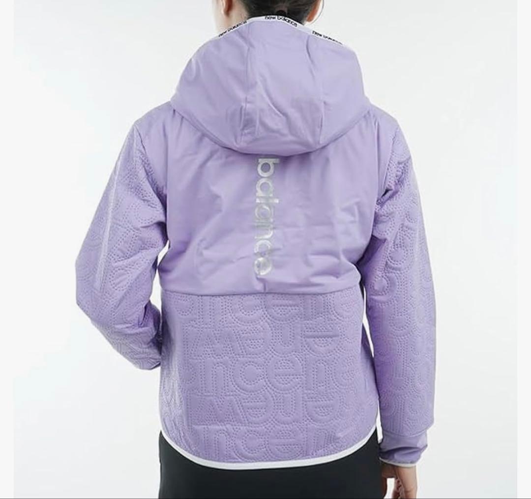 まーめ ニューバランス ゴルフ レディース キルト フルジップ フーディー