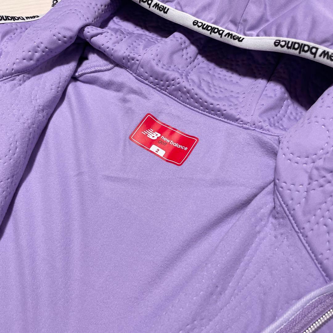 まーめ ニューバランス ゴルフ レディース キルト フルジップ フーディー