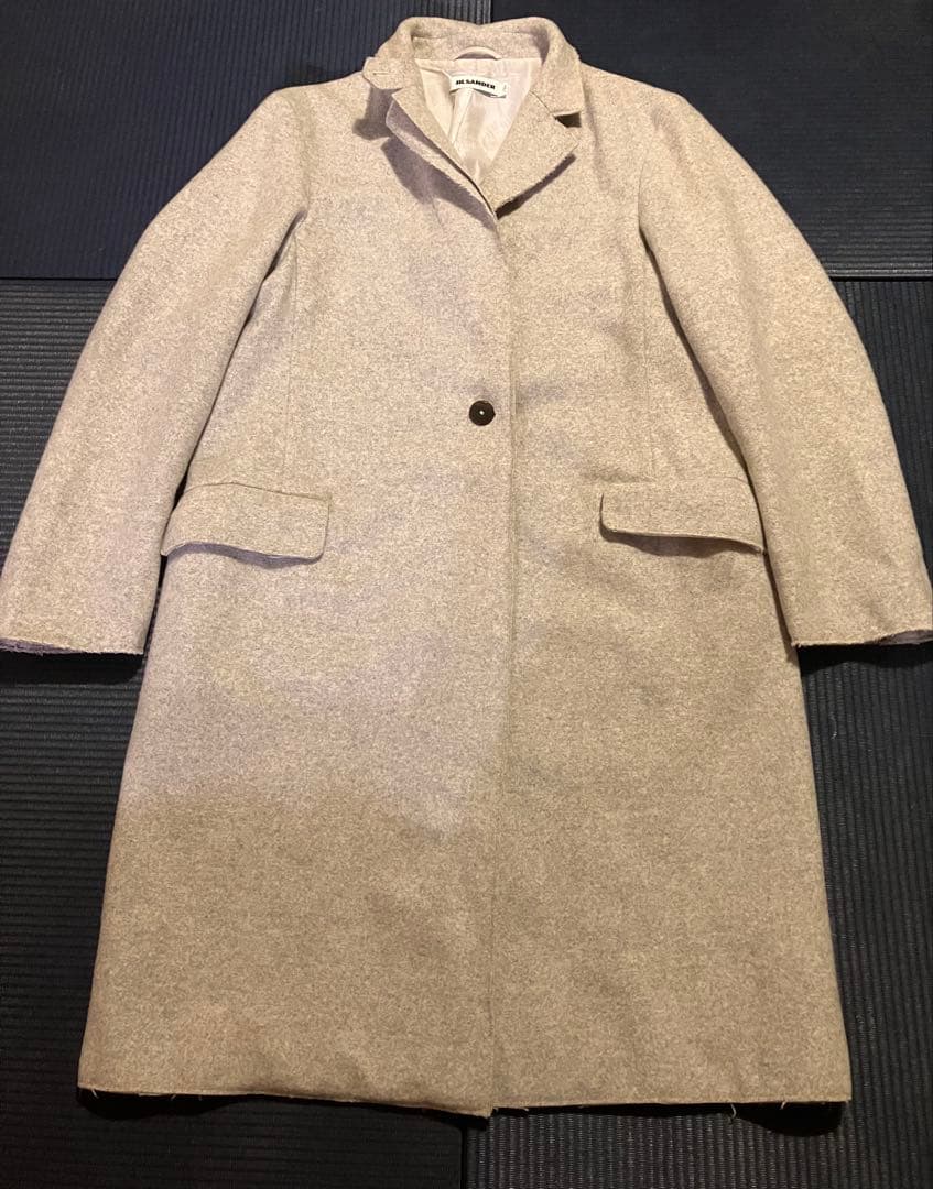 JIL SANDER グレイチェスターコート