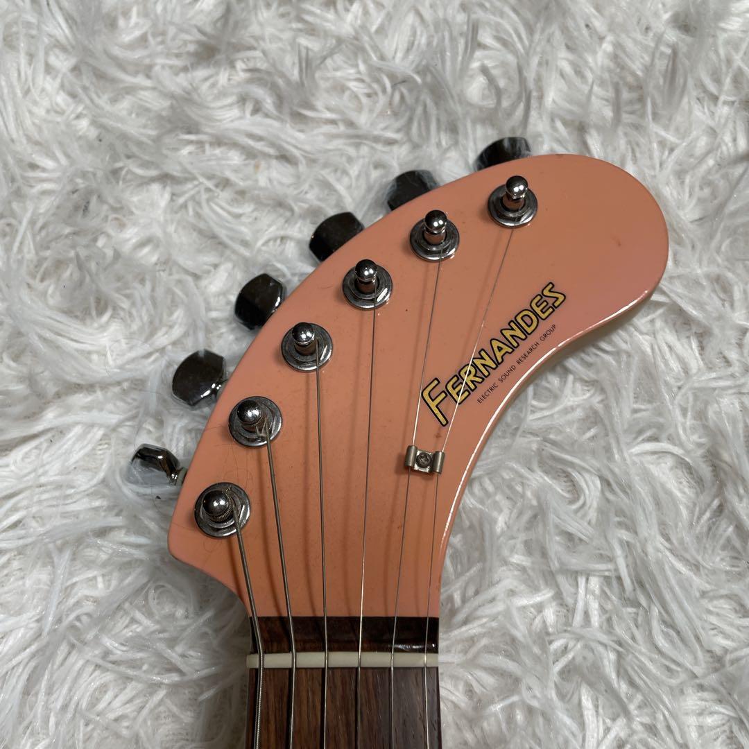 FERNANDES zo-30 ピンク エレキギター ギターケース付き　訳あり